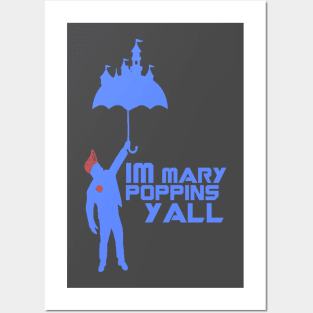 Yondu Poppins (Guardians of the Galaxy/Mary Poppins Mashup) Posters and Art